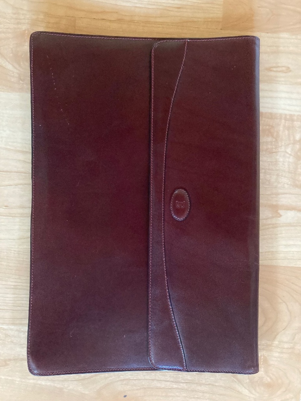 Vintage BALLY folio -VTG Leather
